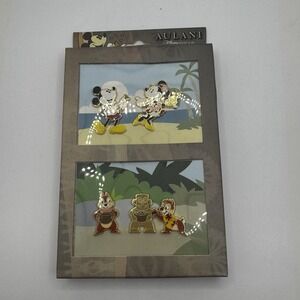 Disney Vacation Club | Aulani Pin Set - Mickey & Minnie w Chip & Dale